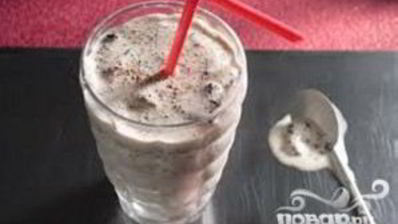 коктейль сюрприз с шоколадной крошкой