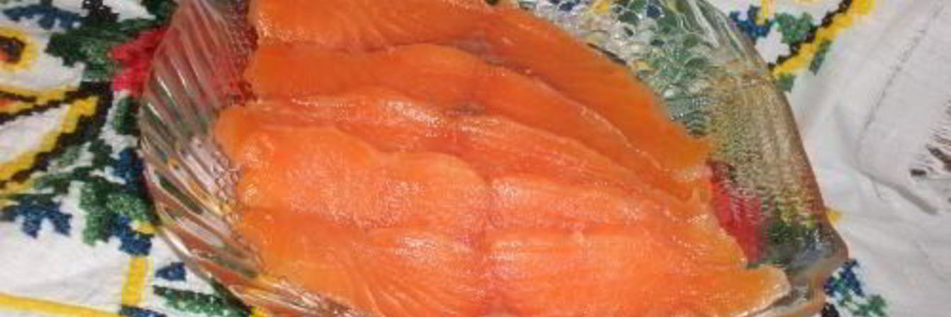 Малосольные Форель с водкой