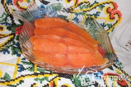 Малосольные Форель с водкой