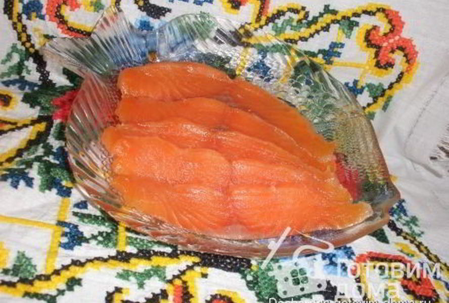 Малосольные Форель с водкой