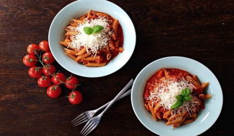 Рецепт пенне с водкой и пармезаном