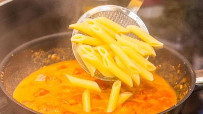 пенне с водкой