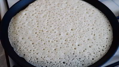 заварные блинчики с водкой