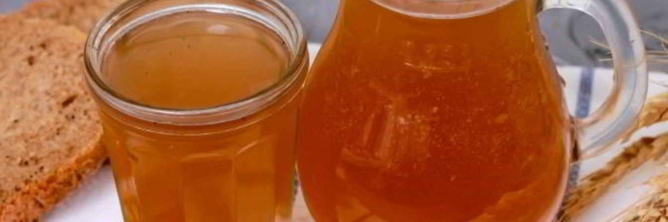 Домашний хлебный квас с дрожжами