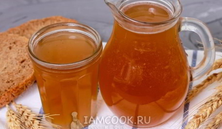 Рецепт домашнего хлебного кваса с дрожжами