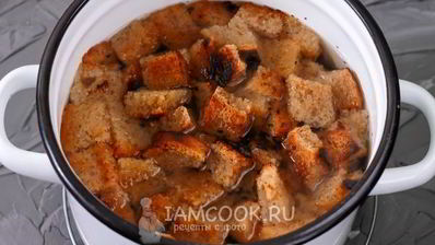 домашний хлебный квас с дрожжами