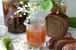 Домашний квас из бородинского хлеба