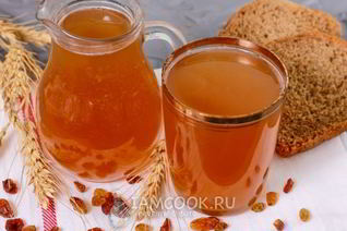 Хлебный квас из березового сока