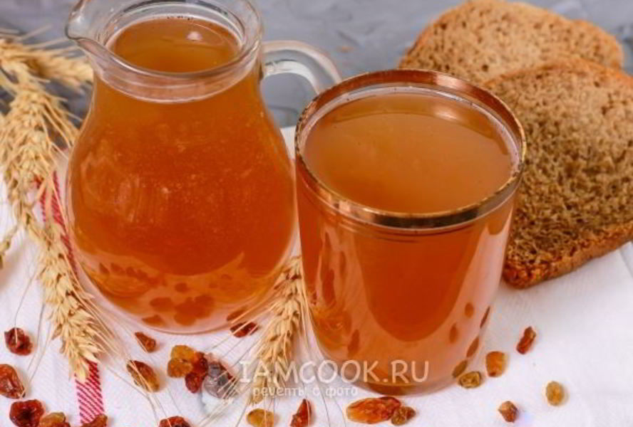 Хлебный квас из березового сока