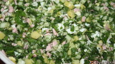 окрошечка на квасе