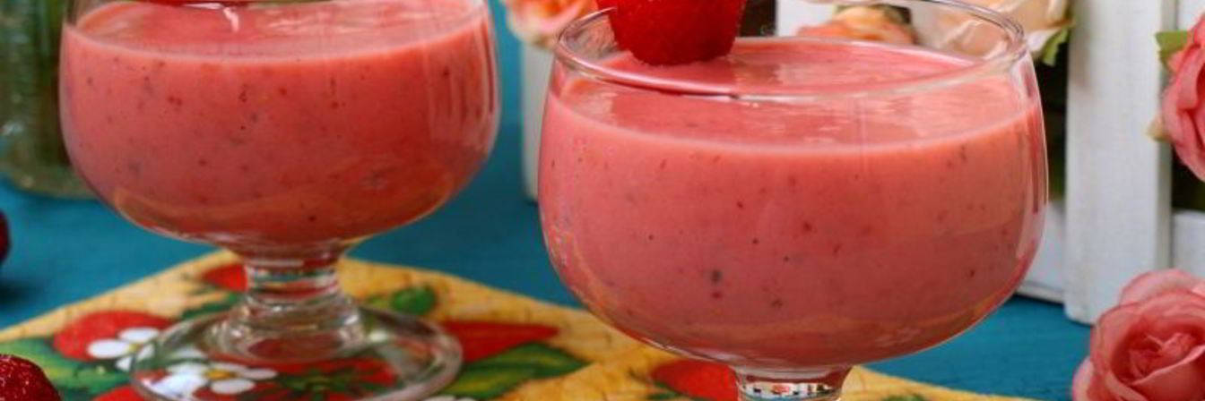 Клубничный ликер со сгущенкой