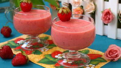 клубничный ликер со сгущенкой