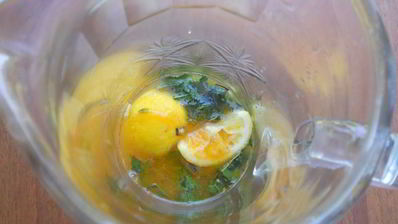 абрикосовый лимонад с мятой