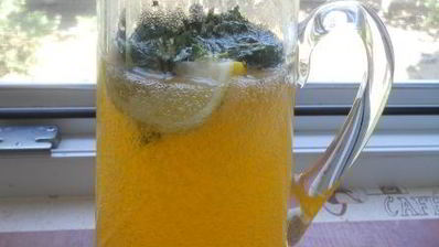 абрикосовый лимонад с мятой