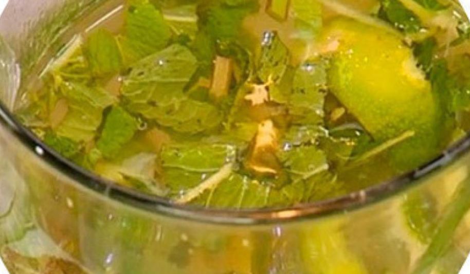 Рецепт домашнего лимонада с мятой, имбирем и лаймом
