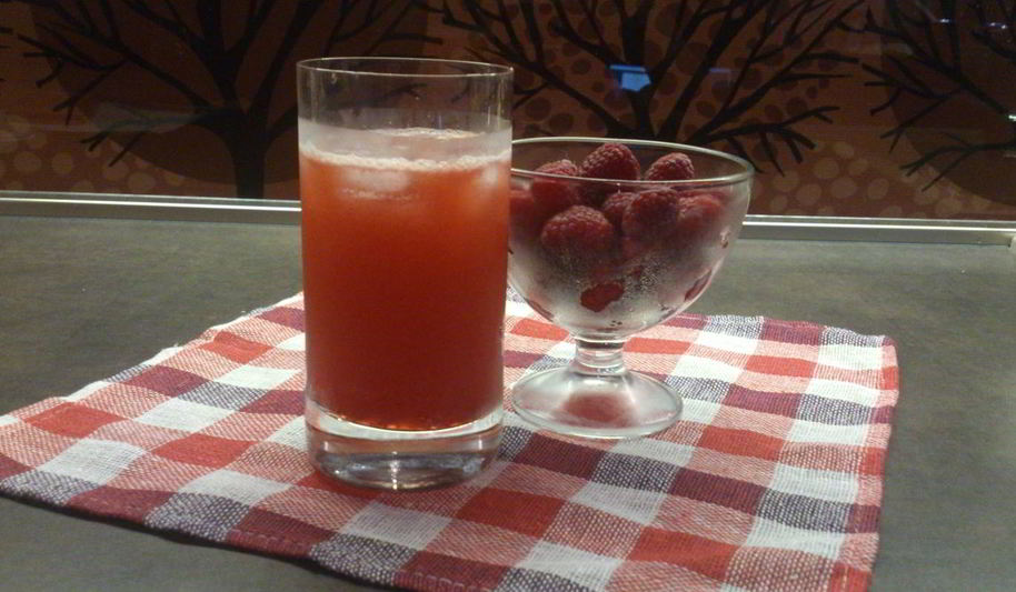 Рецепт домашнего малинового лимонада