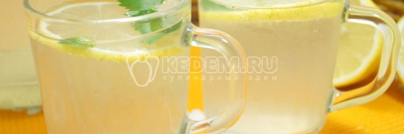 Лимонад из лимонов с мятой