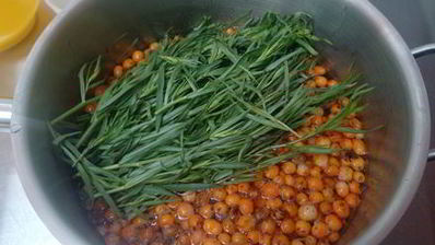 лимонад из тархуна и облепихи