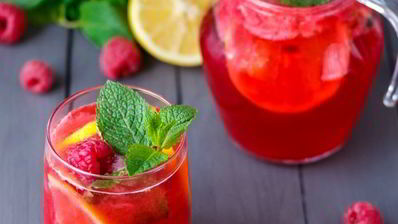 малиновый лимонад