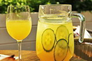 Огуречно-апельсиновый лимонад