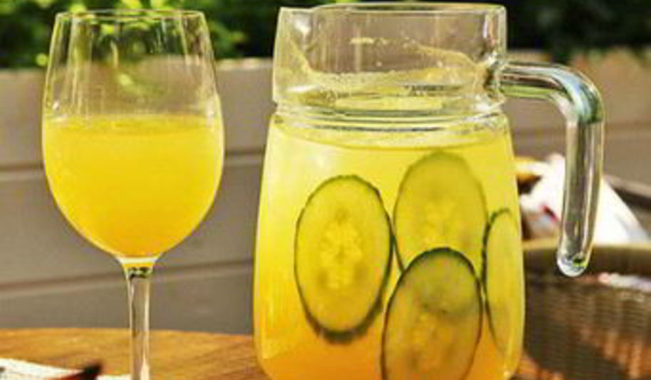 Рецепт огуречно-апельсинового лимонад