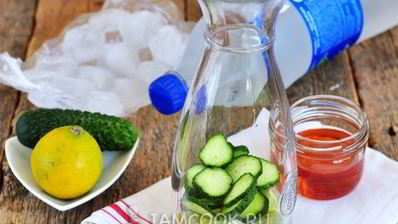 огуречный лимонад с лаймом