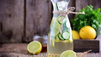 огуречный лимонад с лаймом