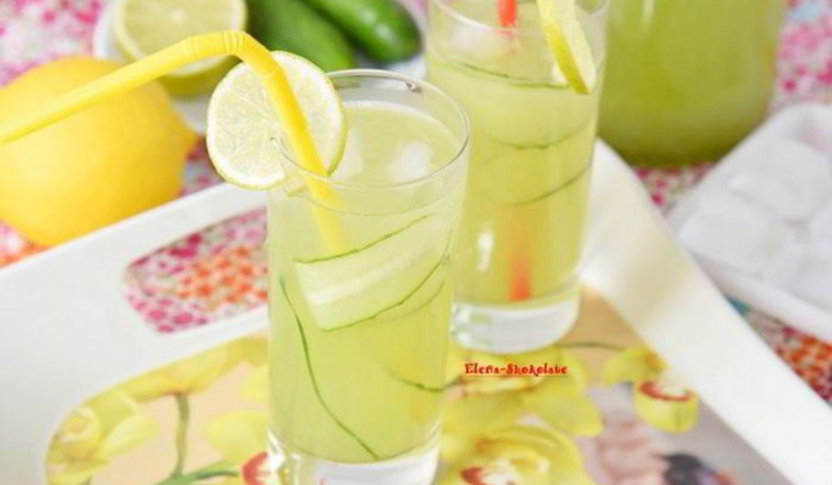 Рецепт огуречного лимонада