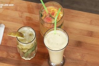 Цитрусовый лимонад с базиликом