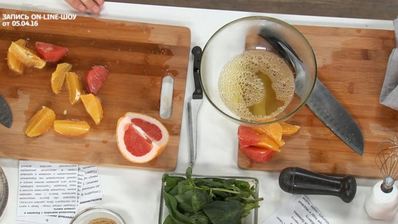 цитрусовый лимонад с базиликом