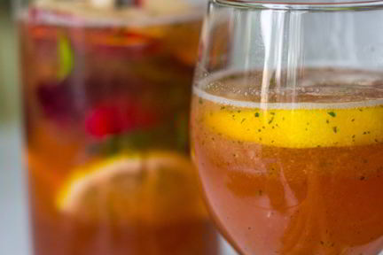 Яблочный лимонад с мятой