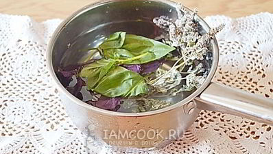 лимонно-апельсиновый напиток с базиликом