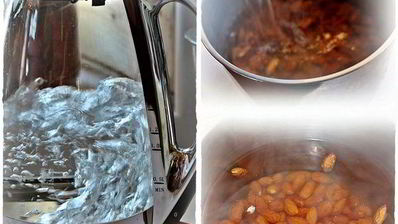 миндальное молоко и сливки