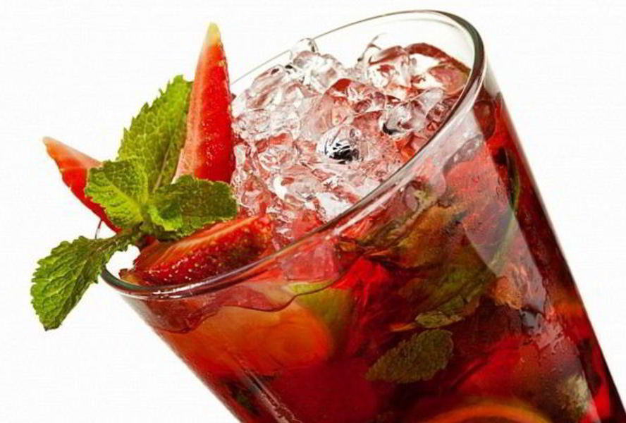 Гранатовый Мохито с лаймом