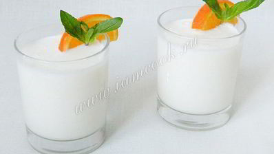 коктейль из молока с ананасовым соком