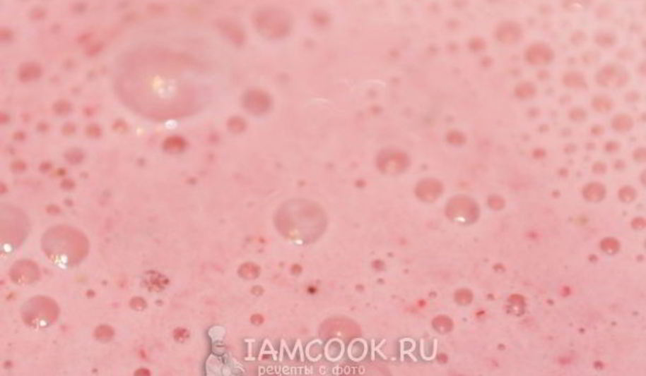 Рецепт молочного клубничного коктейля