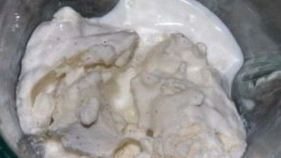 молочный коктейль в блендере