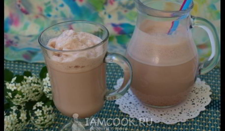 Рецепт шоколадного молочного коктейля