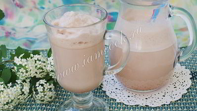 шоколадный молочный коктейль