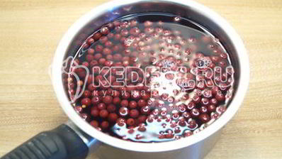 брусничный морс с мятой