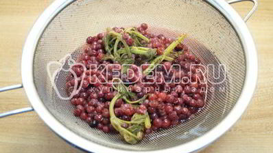 брусничный морс с мятой