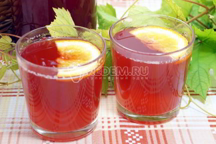 Домашний морс из брусники