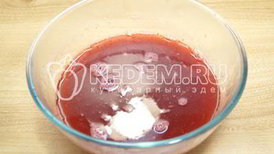 домашний морс из брусники