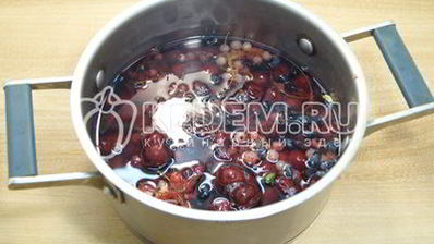 домашний морс из замороженных ягод