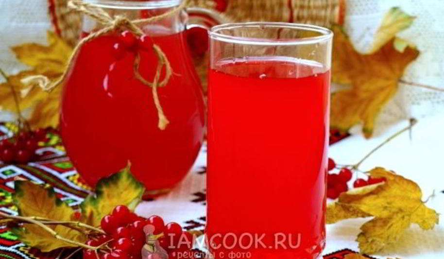 Рецепт калинового морса