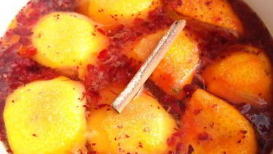 клюквенно-апельсиновый морс