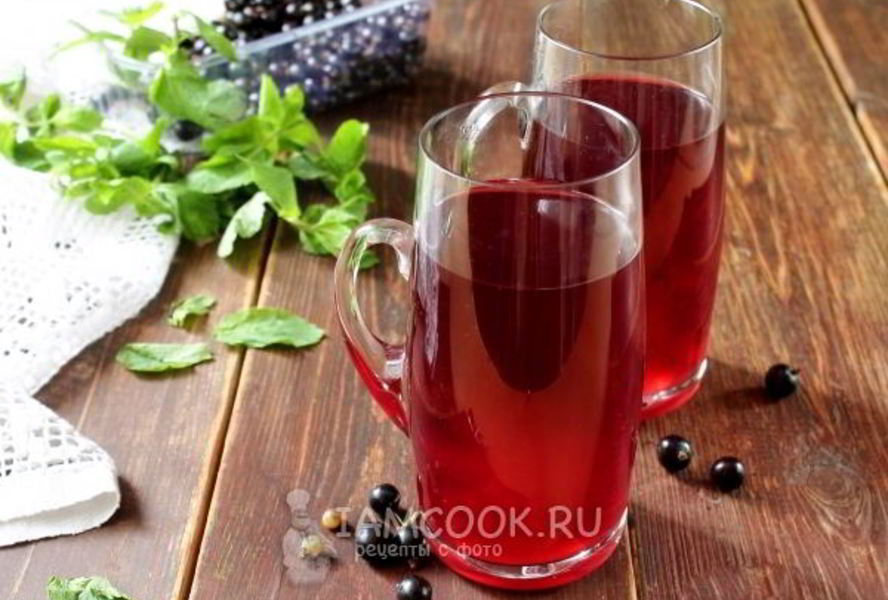 Морс из черной смородины