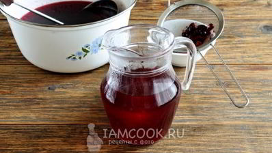 морс из черной смородины