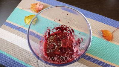 морс из черноплодной рябины