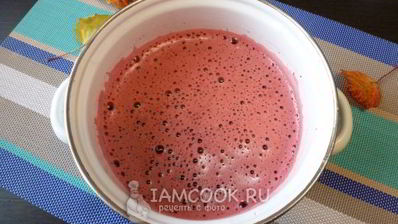 морс из черноплодной рябины